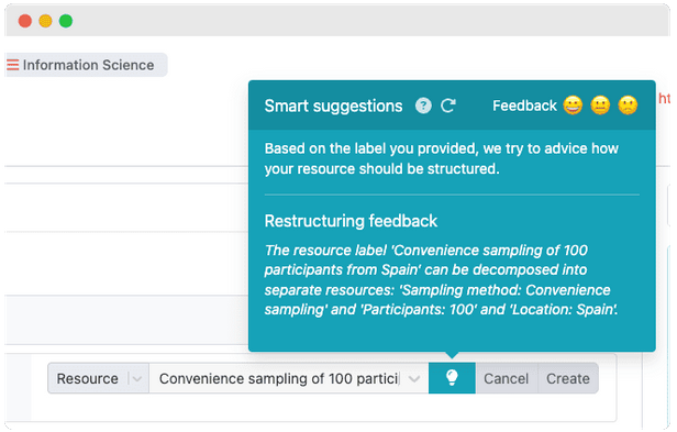 smartsuggestions resourcestructurefeedback